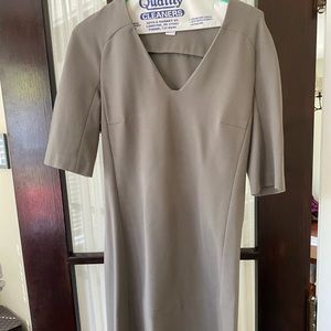 Diane von Furstenberg taupe dress